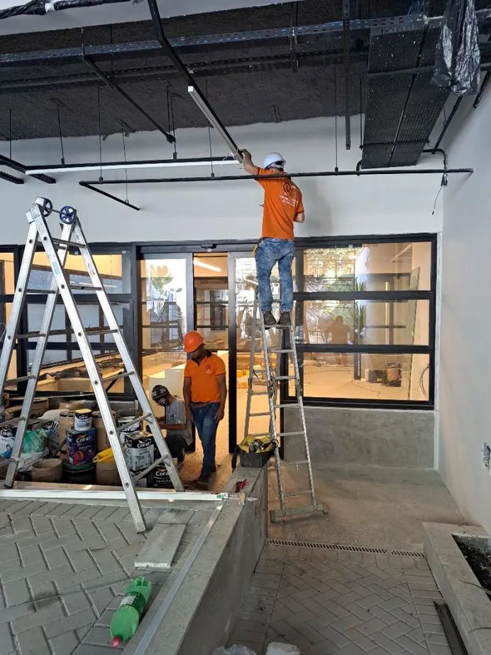 Instalação elétrica comercial